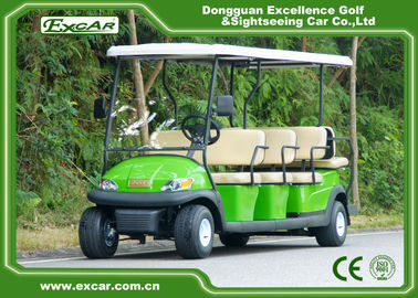 EXCAR 11 seater trojan battery Electric golf cart sightseeing car china mini bus