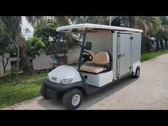 48V Trojan Battery Electric Food Cart Vending Golf Cart With Container
