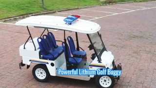 Orologio: Golf Buggy Elettrico 5 Posti con Spia Dotato di Batteria al Litio 48V Vetrina